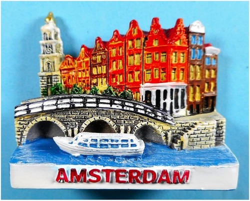 Souvenir magnet amsterdam - magnet,