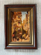 Ölbild „Der Briefbote im Rosenthal“ C. Spitzweg Reproduktion L.Stegmaier München