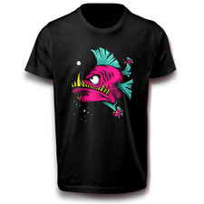 Monsterfisch T-Shirt - Tiefsee-Freak mit Biss - Urban Streetwear Unisex