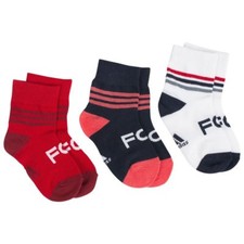 Original FCB adidas Kinder Socken Kids Socks 3er-Set Gr.19-26 (Artikel-Nr. 18565