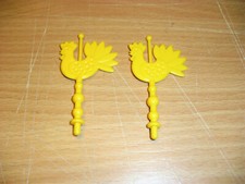 Playmobil 2 x Wetterhahn gelb