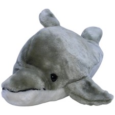 Hübscher Weißbauchdelfin, groß Kuscheltier 35cm Gebraucht Delfin