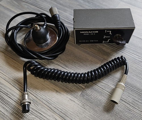 Monacor coax switch - cs-3, cb