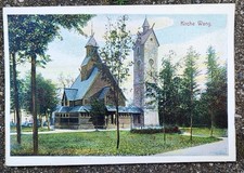 AK Bild Schlesien Sudeten Riesengebirge ca. 1910 Kirche Wang