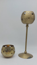 2 Teelichthalter ⭐ Messing