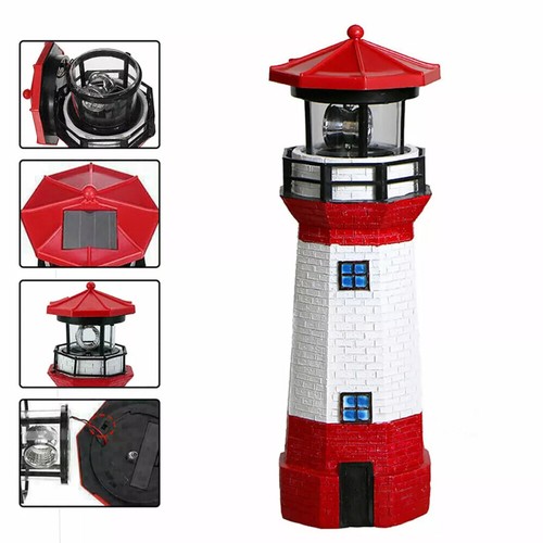 Led solar leuchtturm 360 - led, 360°