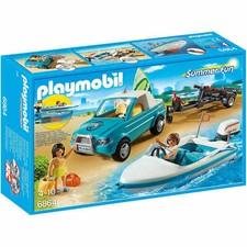 Playmobil 6864 Surfer Pickup mit Speedboat Ersatzteile - Surfer, Surfbrett uvm.