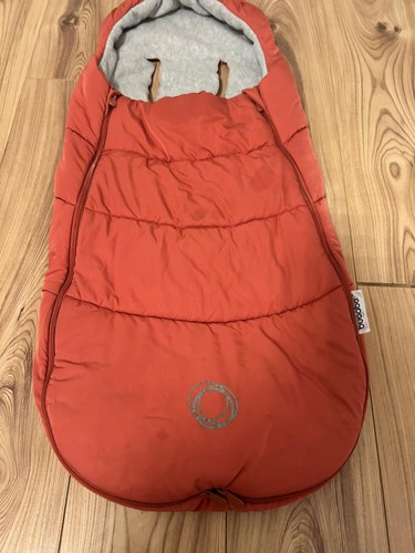 Bugaboo sunset red - red, footmuff