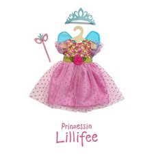 Heless Puppenkleid "Prinzessin Lillifee" mit Glitzerkrone und Augenmaske,