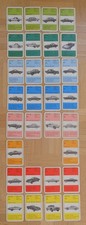 Vintage Kartenspiel Quartett Auto KfZ Sportwagen Rennwagen 60.er Jahre