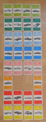 Vintage kartenspiel quartett - vintage,