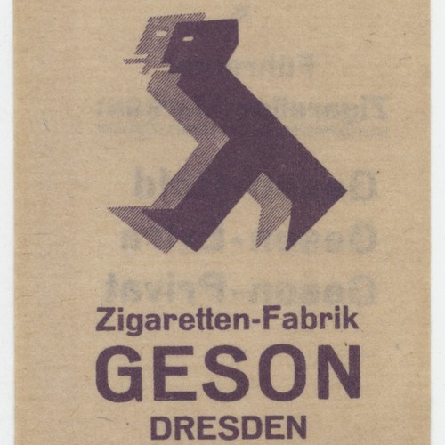 Dresden geson zigarettenfabrik - geson,