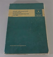 Workshop Manual Innovations Mercedes C126 380 / 500 SEC + R107, W123, W126 1981