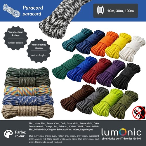 Paracord 4mm unterschiedliche