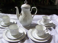 Seltmann Weiden Regina Mücke Kaffeekanne + 4 Gedecke  spülmaschinenfest