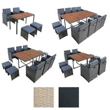 Polyrattan gartenmöbel set - polyrattan,