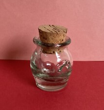 Deko kleiner Rumtopf aus Glas mit Deckel Höhe 6,5 cm