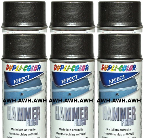 6x400ml hammerschlag lackspray - 6x400ml,