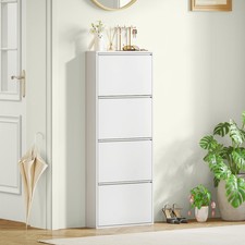 HOMCOM Schuhschrank mit 4