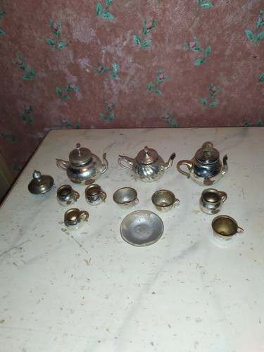 Alte glas teile bauernsilber - alte,