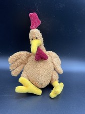 NICI Kuscheltier Huhn Stofftier Braun 15cm Plüschtier Bauernhof Altes Logo