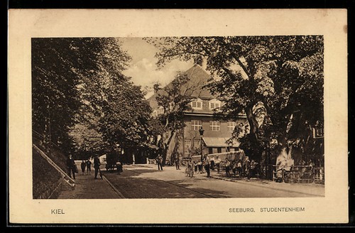 Ansichtskarte kiel seeburg - ansichtskarte,