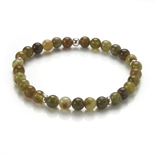 Granat armband grün - granat,
