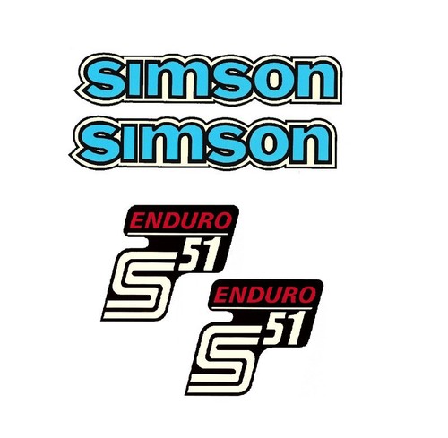 Dekorsatz simson s51 enduro - dekorsatz,