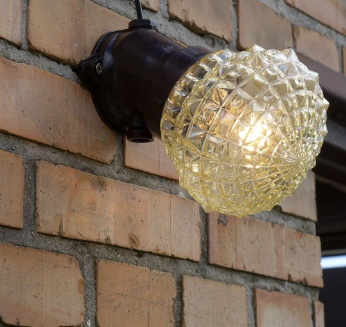 Vintage wandlampe bakelit - vintage,