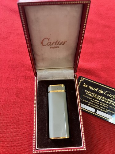 Cartier paris feuerzeug grau - cartier,