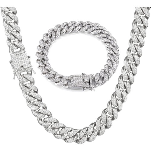 Kette cuban link silber - silber, hip