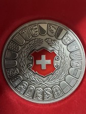 Münze Medaille Medal 700 Jahre Schweiz Silber 900