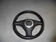 Audi TT 8N Leder Lenkrad, 3 Speichen Lenkrad ohne Emblem 8N0419091B