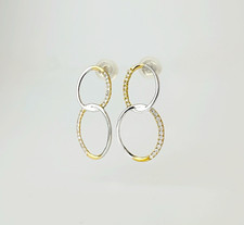 18K massives Gold zweifarbige