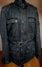 PEPE JEANS LONDON Tolle Coole Jacke Viele Extras Gefüttert Dick Robust Destroyed