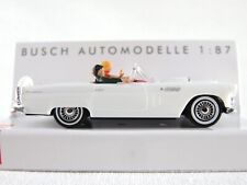 Busch 45245 Ford Thunderbird Cabrio m. 2 Figuren (1956) in weiß 1:87/H0 NEU/OVP