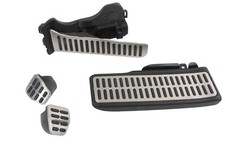 Pedalauflagen VW Scirocco Golf 5-6 GTI Seat Cupra Edelstahl Kappen Fußstütze Gas