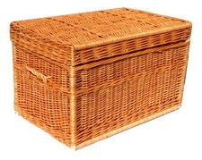Weidentruhe Wäschekorb Truhe