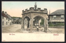 Cheddar, Old Cross, Ansichtskarte 