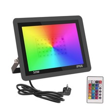 10x rgb led fluter außen - fluter,
