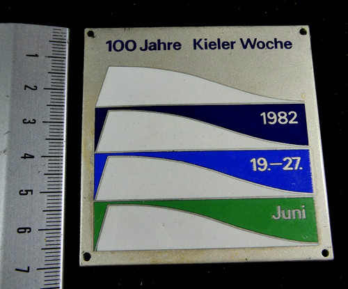 Kieler woche plakette - woche, 1982