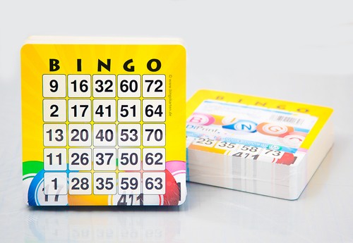 100 bingokarten aus karton - bingokarten,