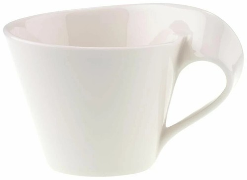 Weiße kaffeetasse villeroy - kaffeetasse,