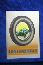  Continental Ballon Reifen Prospekt (E#027) FAKSIMILE Archiv Verlag