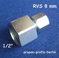 Gasherdanschluß GAI 1/2" x 8