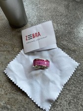 Münster-Ring ZEBRA-Design pink