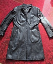 ital. ECHT Ledermantel Label