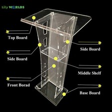 Acryl Podium Plexiglas Mobiles