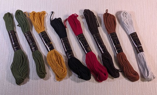 Mez stickgarn farben je - 8,