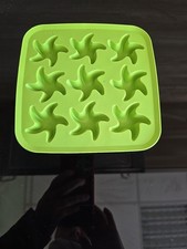 Eiswürfelform von Ikea Silikon Seestern grün